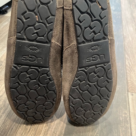 UGG Ascot Mens Slipper Loafers Slip On Casual Comfort Suede 1101110 Size 10 gray - Picture 5 of 6